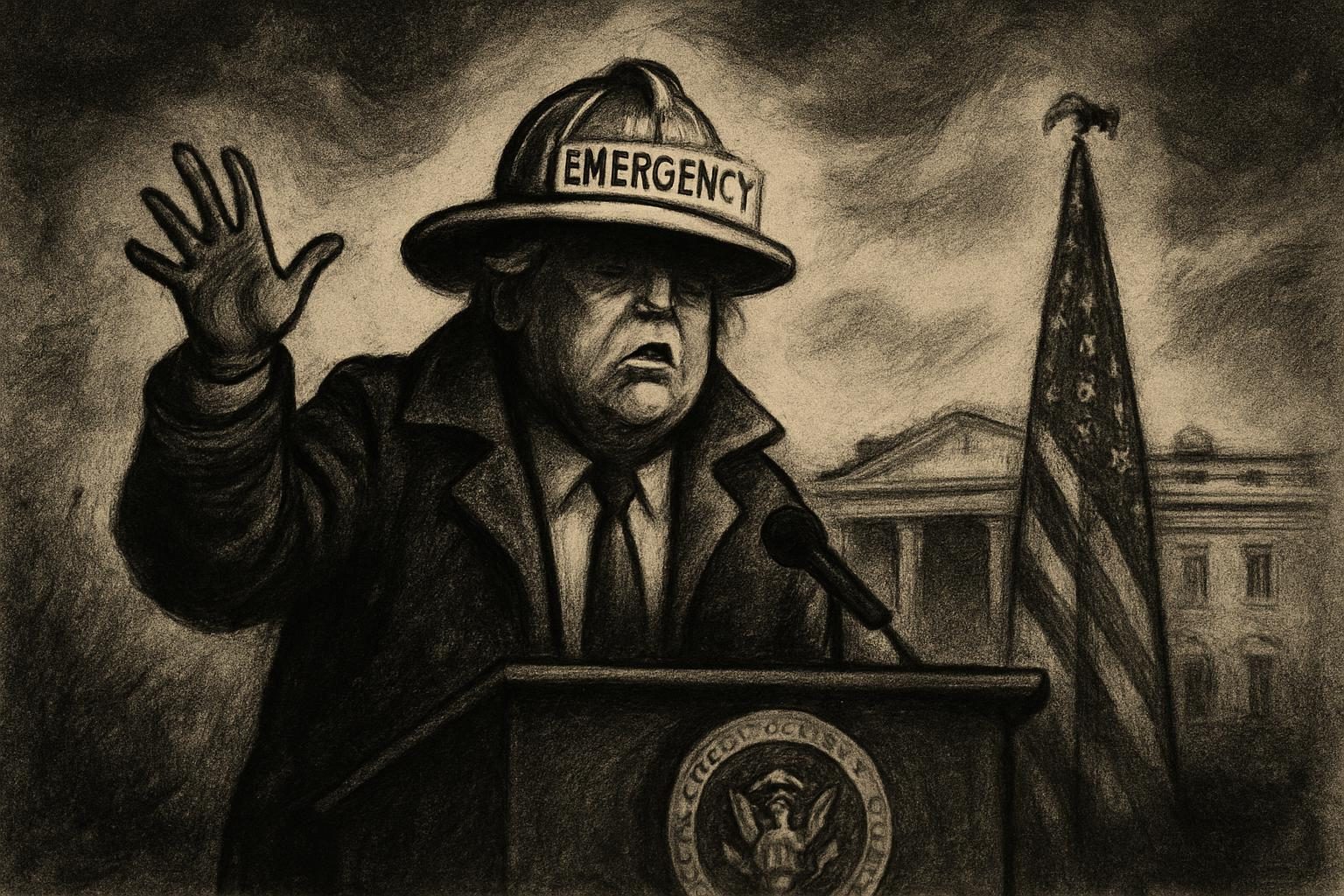 Trump&rsquo;s White House keeps dressing up routine power grabs as emergencies