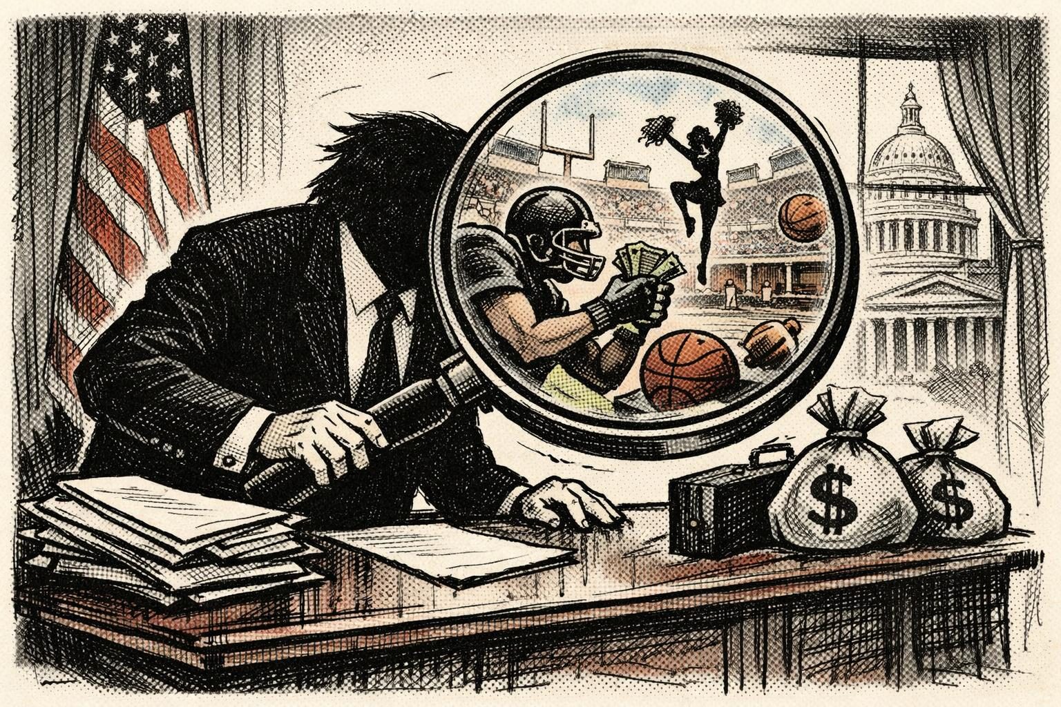 Trump&rsquo;s college-sports order sets up a federal review of school spending