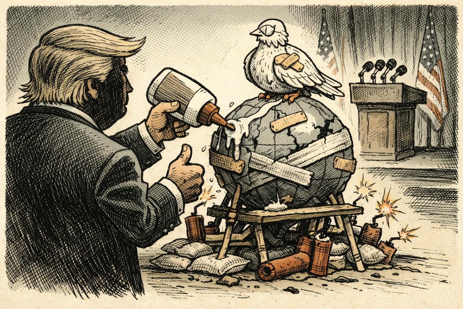 Trump keeps selling the Iran truce as a victory while it still needs hands-on care