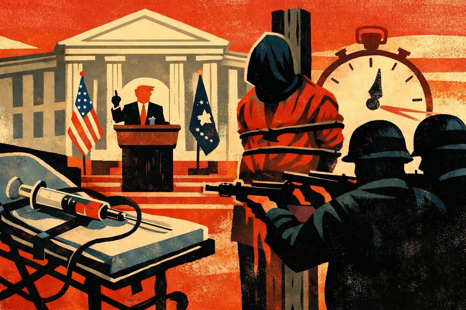 Trump DOJ Revives Federal Death-Penalty Machinery, Adds Firing Squad Option