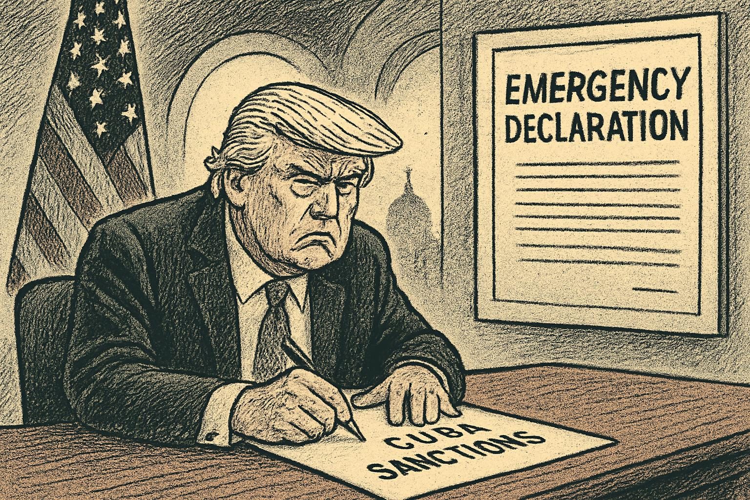 Trump&rsquo;s Cuba sanctions order builds on an earlier emergency