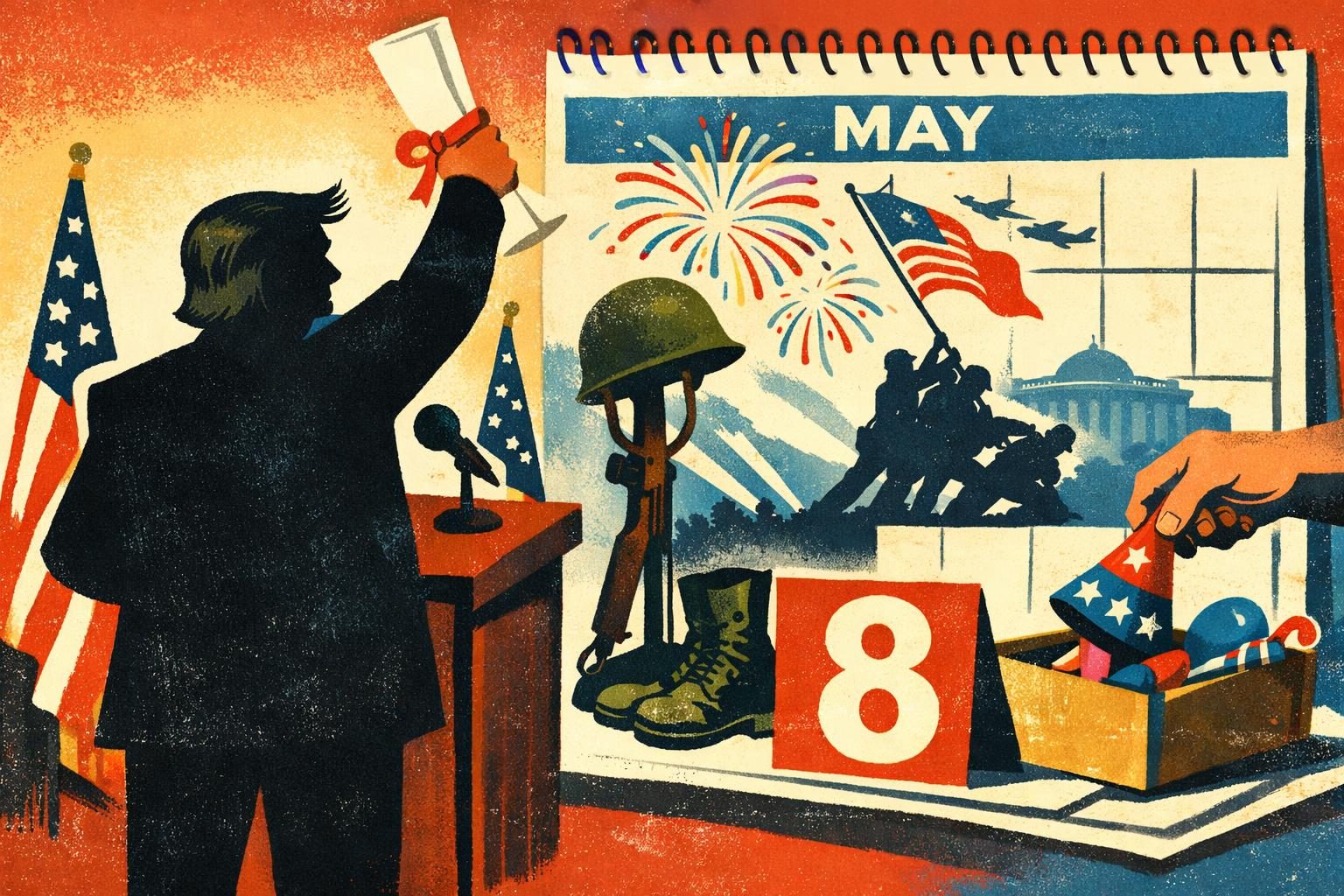 Trump Marks World War II Victory Day With a Proclamation, Not a New Holiday