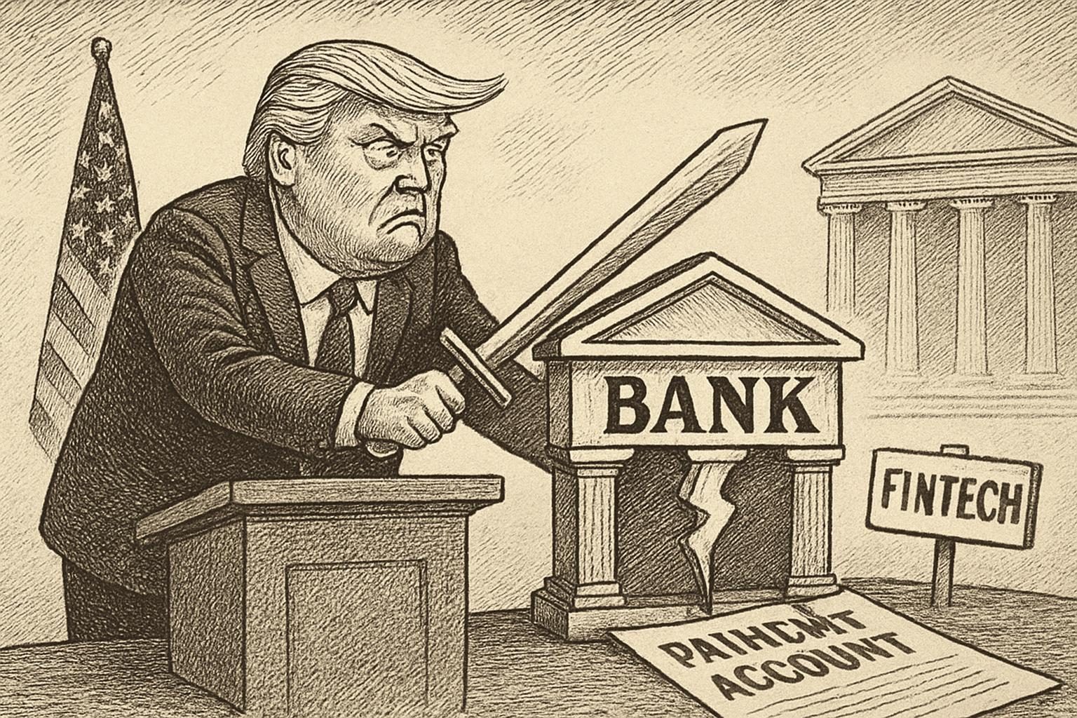 Trump order presses regulators to rethink fintech barriers as the Fed maps a narrower payment account