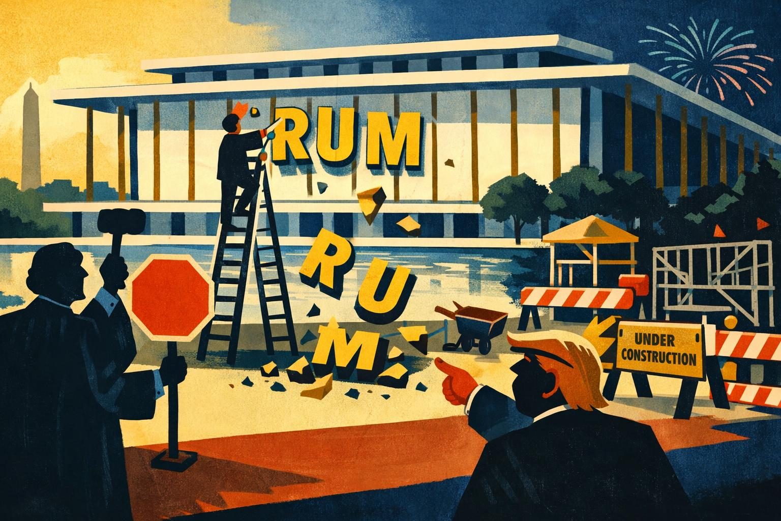 Judge Orders Trump Name Removed From Kennedy Center Materials, Temporarily Blocks Closure Plan
