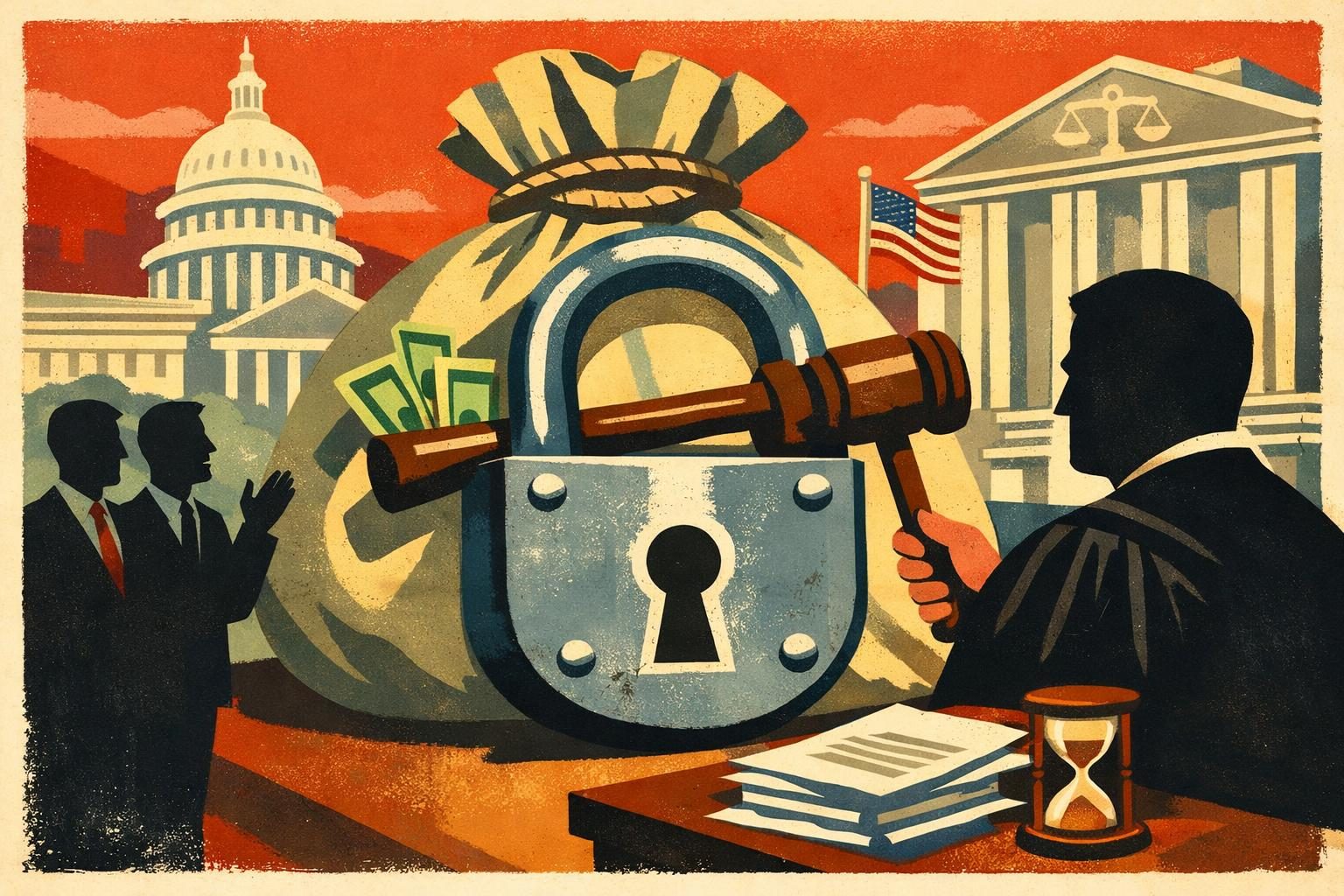 Judge temporarily bars DOJ from moving ahead with weaponization fund