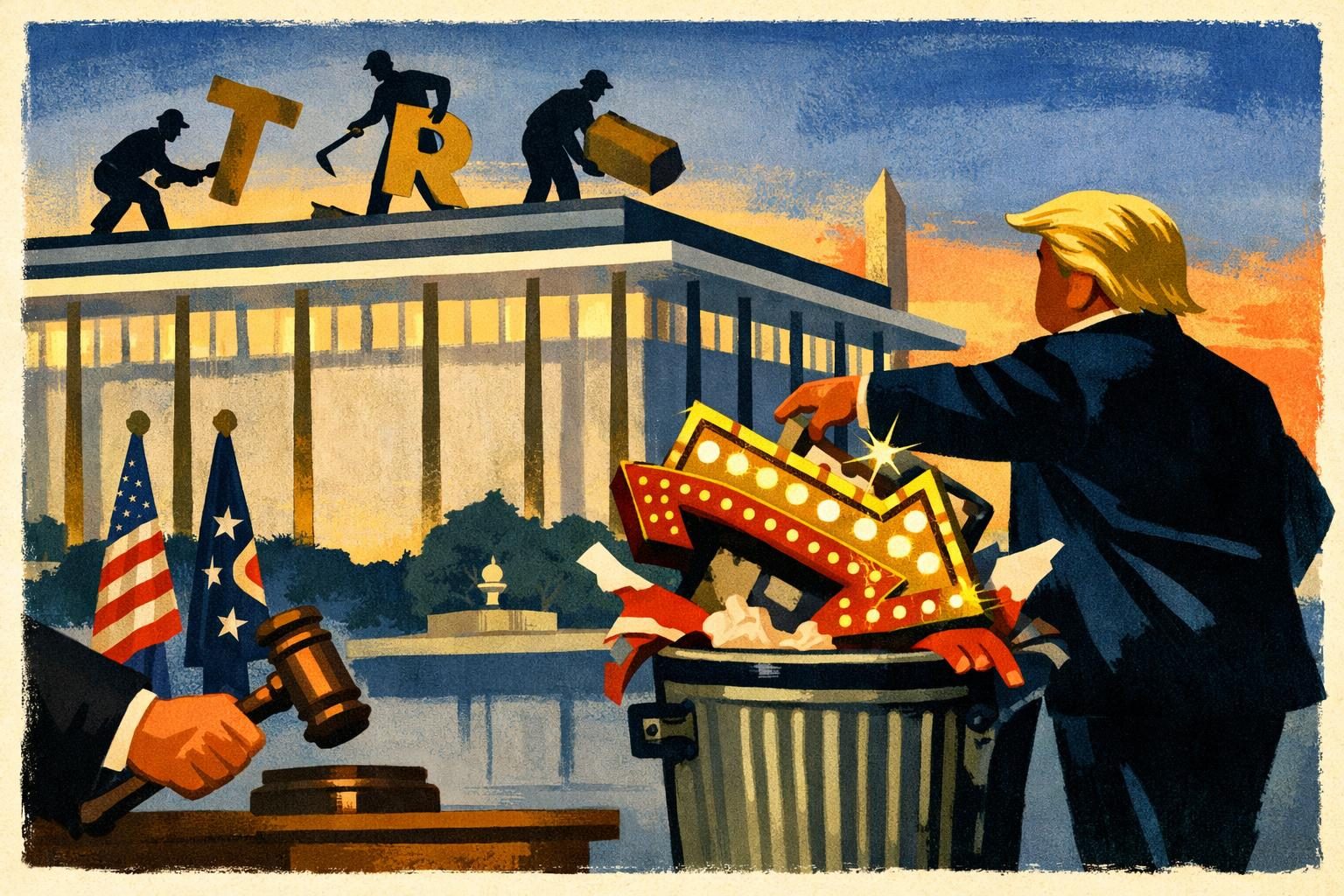 Kennedy Center name fight stalls Trump branding push