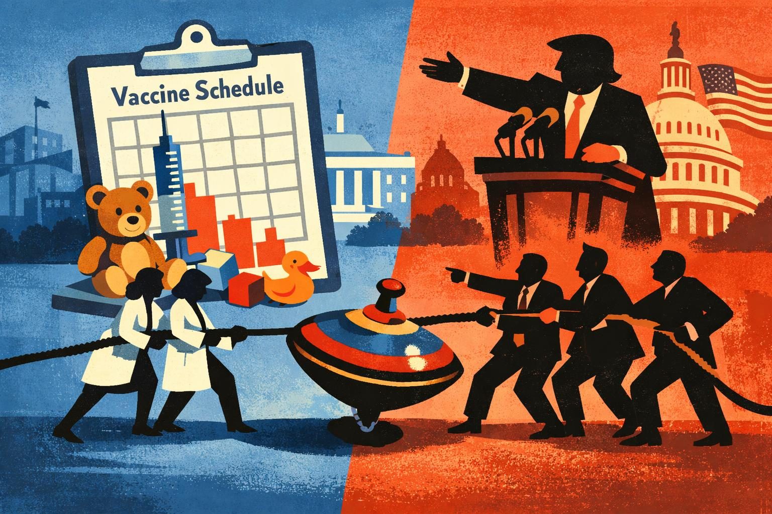 Trump&rsquo;s vaccine order pushes childhood schedule review into a new political fight