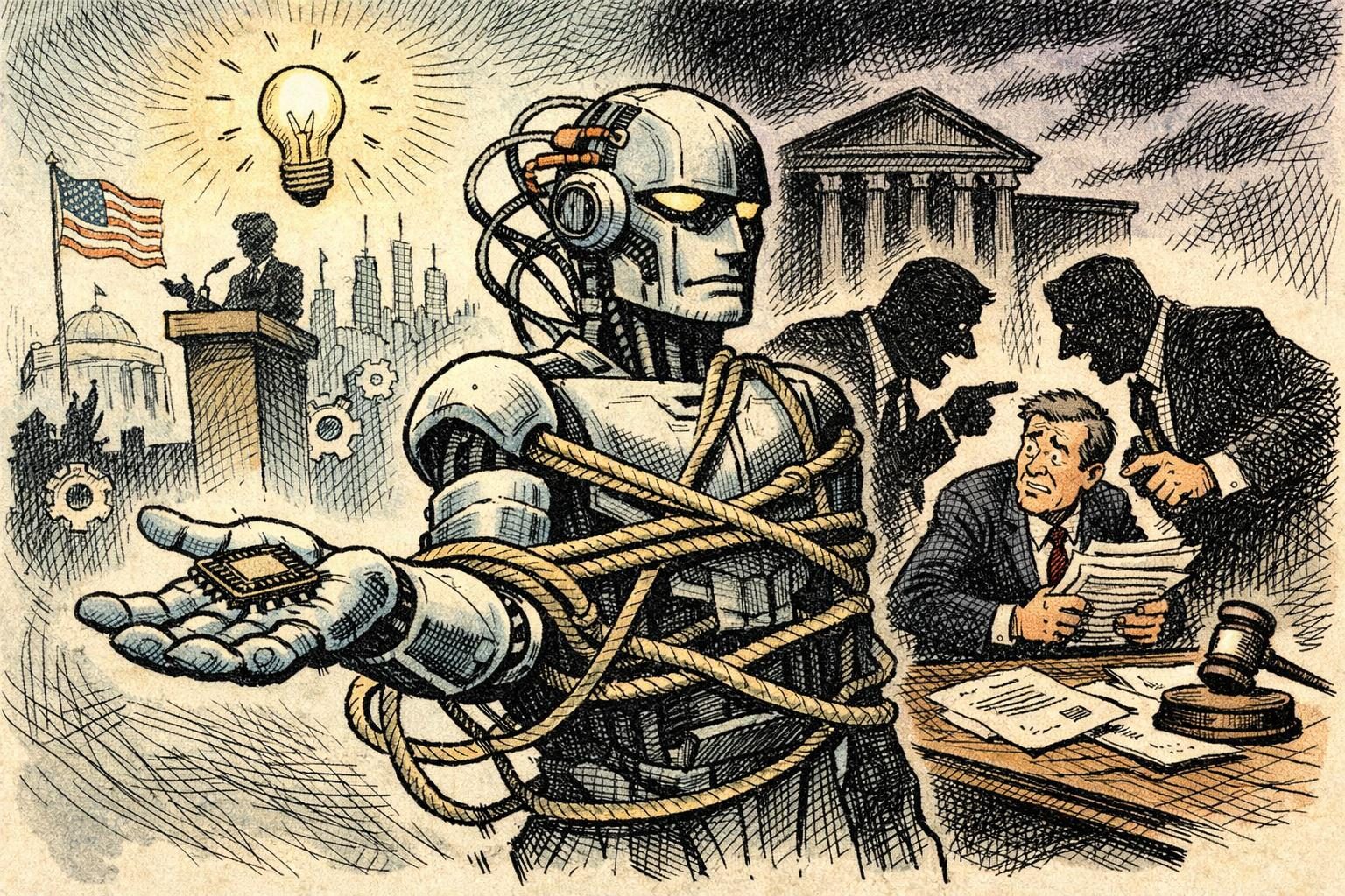 Trump&rsquo;s AI Push Is Already Tangled in Retaliation Claims