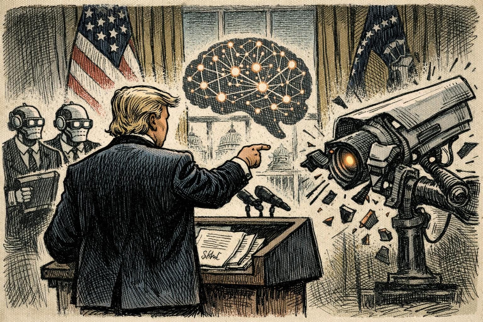 Trump&rsquo;s AI orders speed federal adoption while limiting censorship, bias, and unlawful surveillance