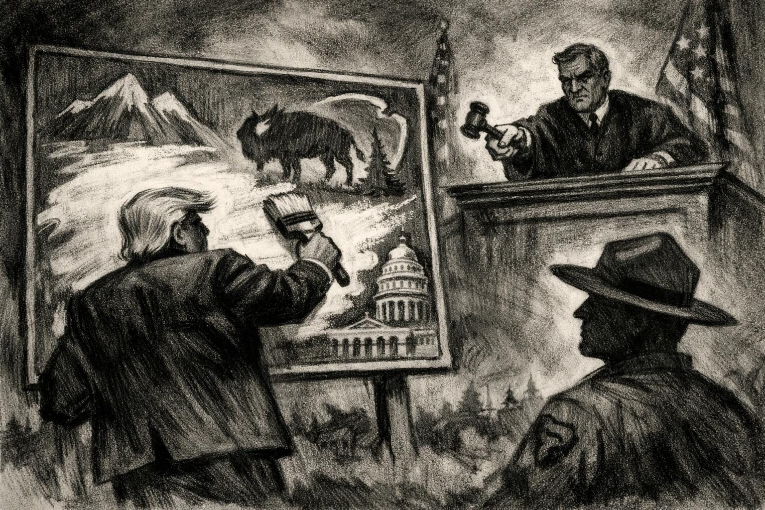 Judge issues preliminary order restoring disputed park history material