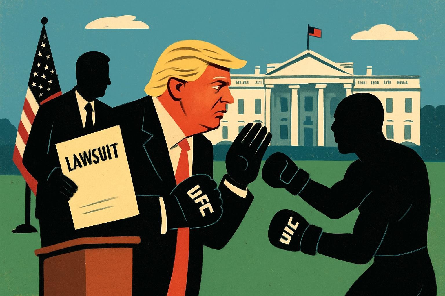Lawsuit targets Trump&rsquo;s White House UFC plan before the first bell