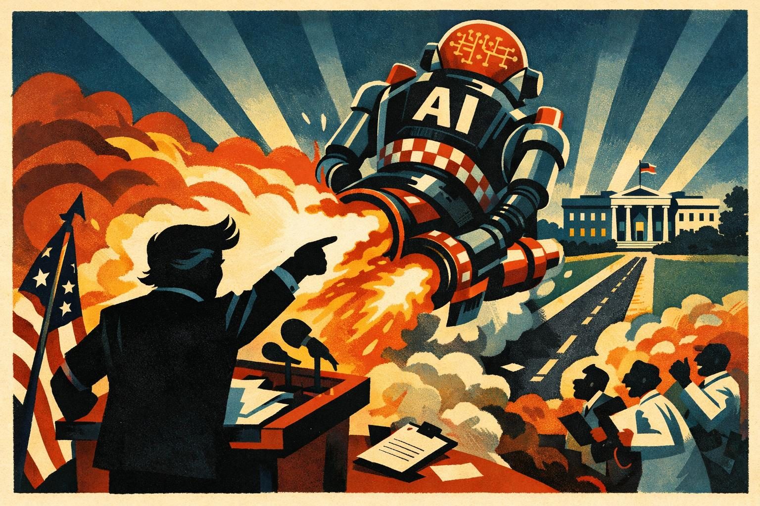 Trump&rsquo;s AI push makes a lot of noise, and the fine print still matters