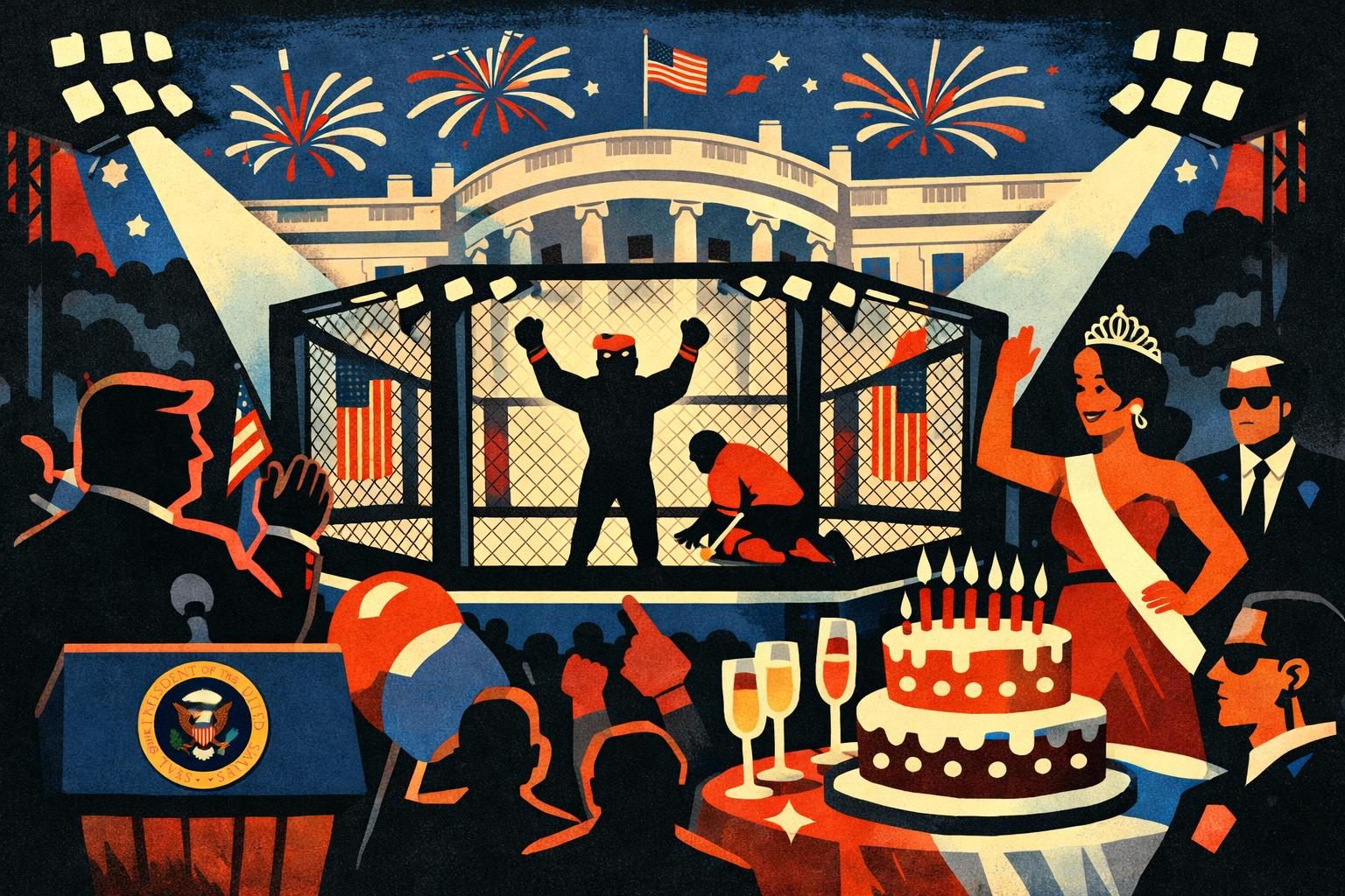 The White House UFC showcase turns the presidency into a brand extension