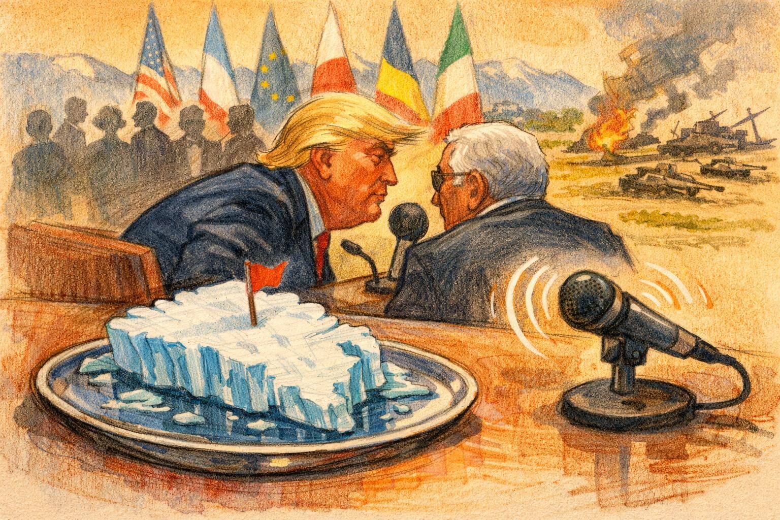 Trump hot mic at G7 includes Greenland remark