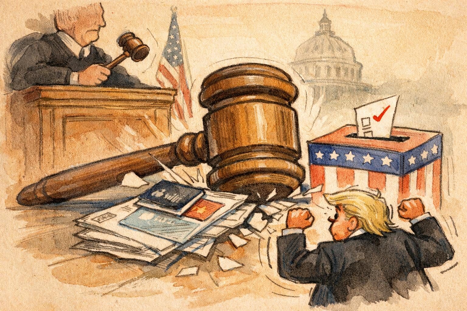 Judge permanently blocks Trump&rsquo;s proof-of-citizenship voting order