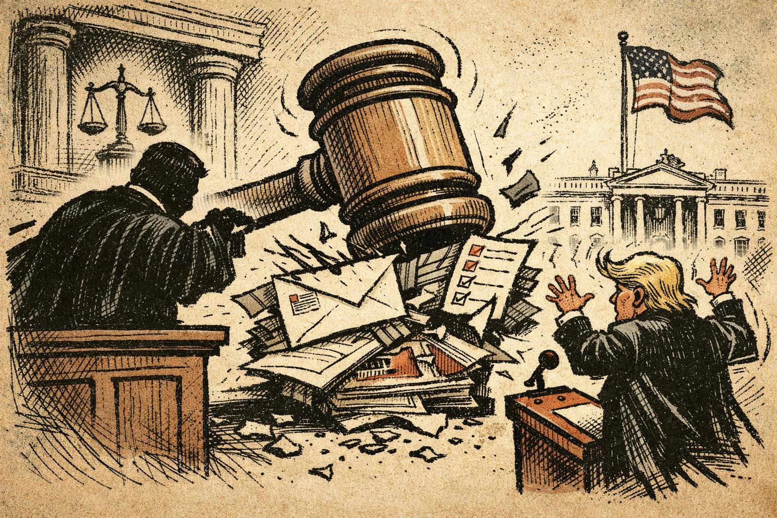 Judge Blocks Trump Mail-Voting and Voter-List Provisions in Plaintiff States