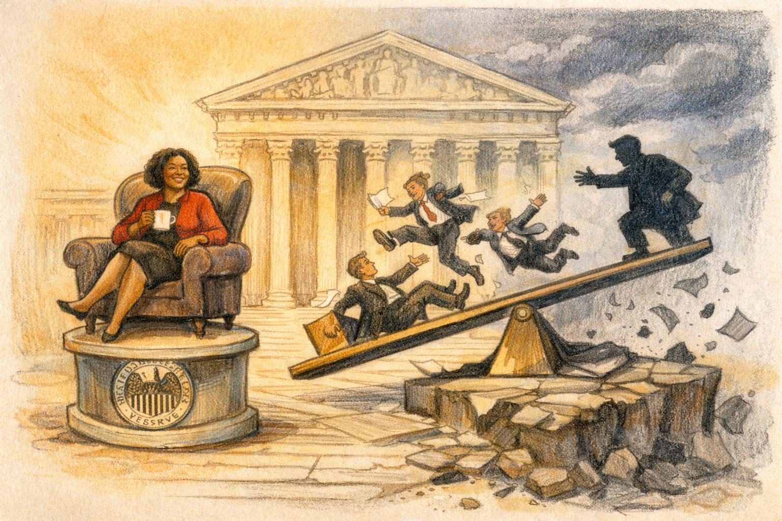 Court lets Cook stay for now, treating the Fed differently in Trump removal fight