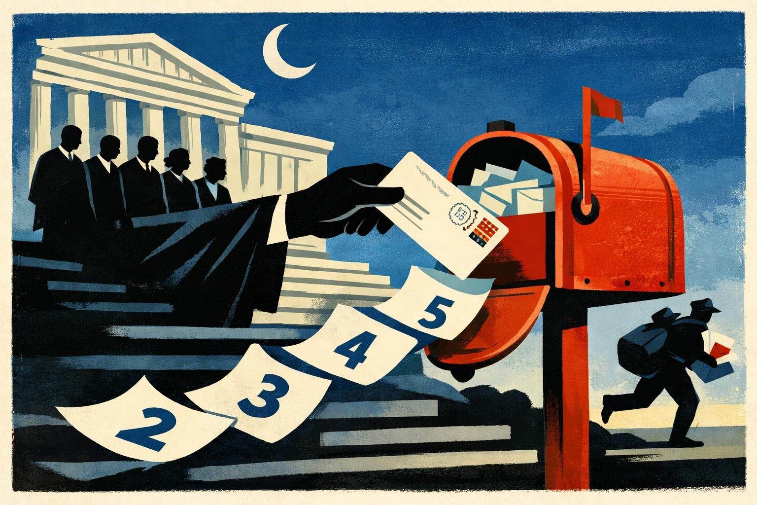 Supreme Court upholds some late-arriving mail ballots