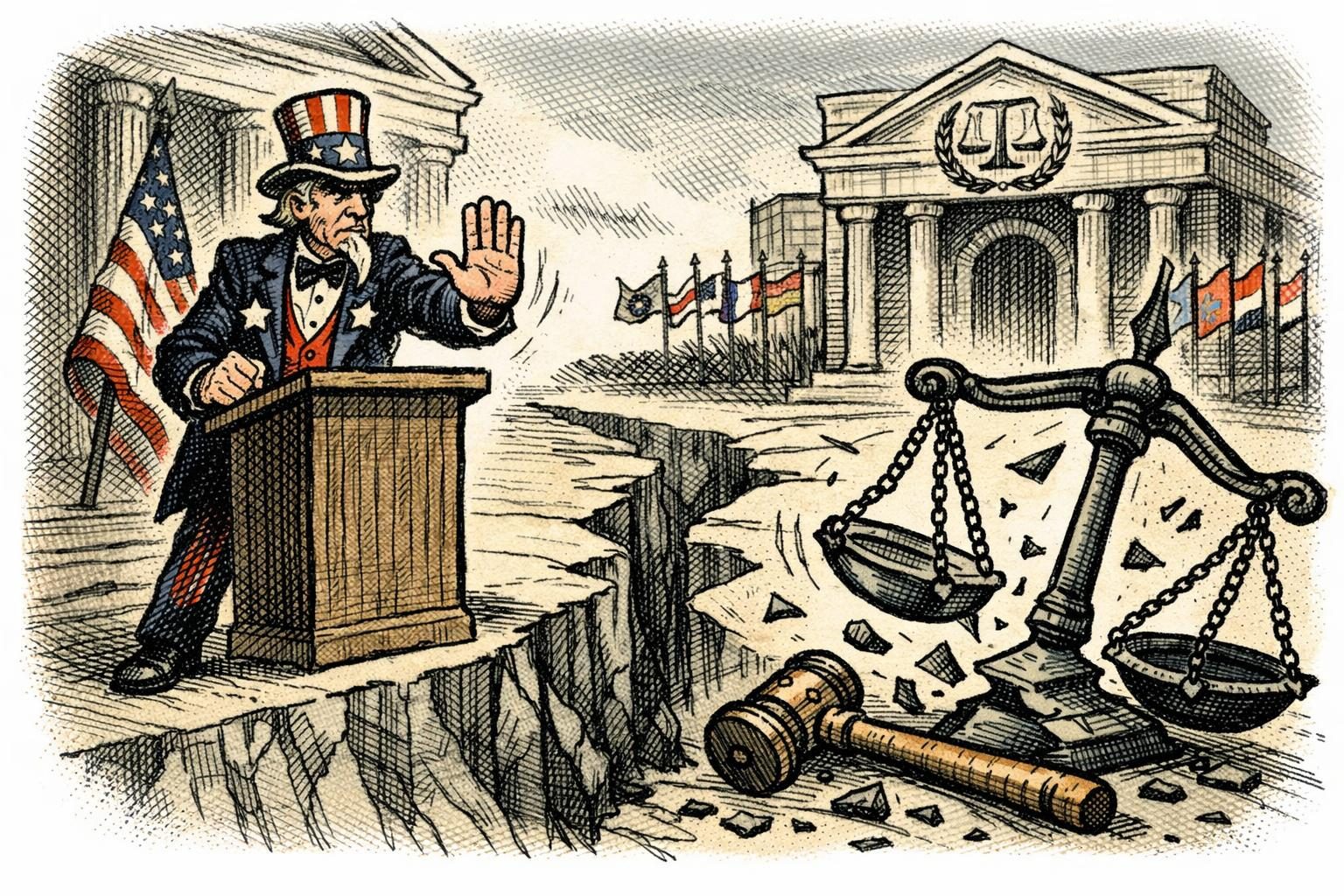 Justice Department rejects ICC jurisdiction over Americans