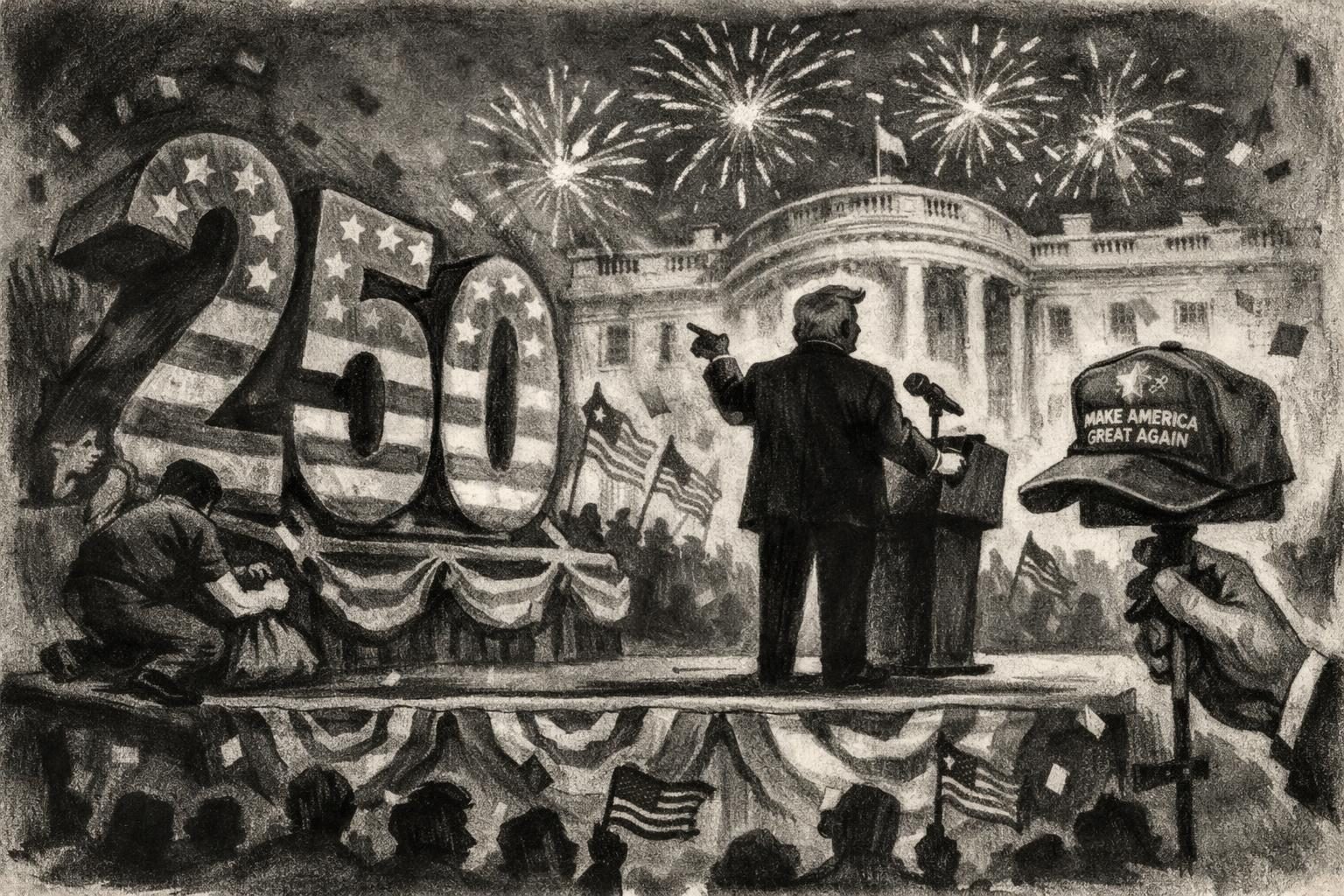 Trump Turns America 250 Into a Trump-Branded Spectacle