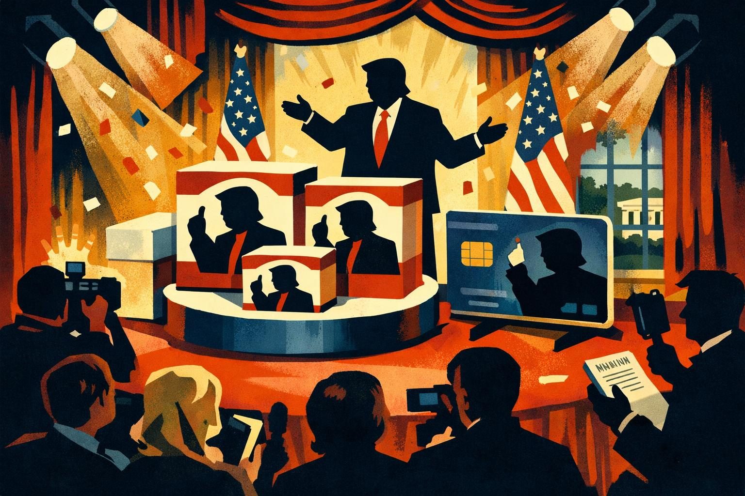 Trump&rsquo;s government still cannot resist turning policy into a brand event