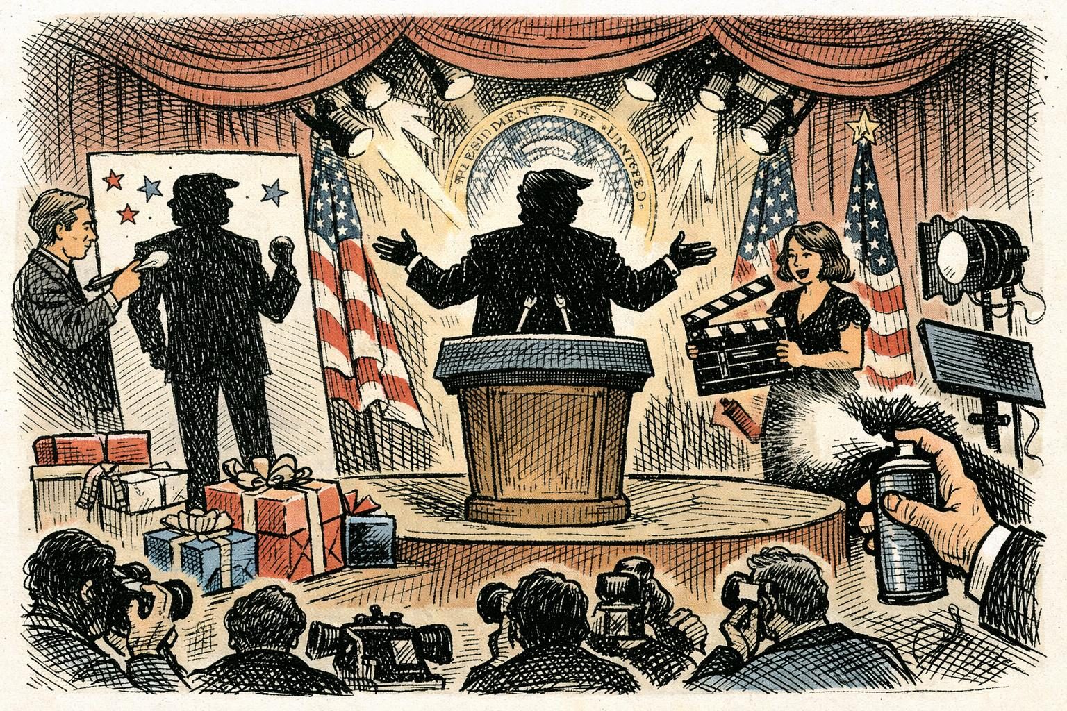 Oval Office branding remains the administration&rsquo;s default mode