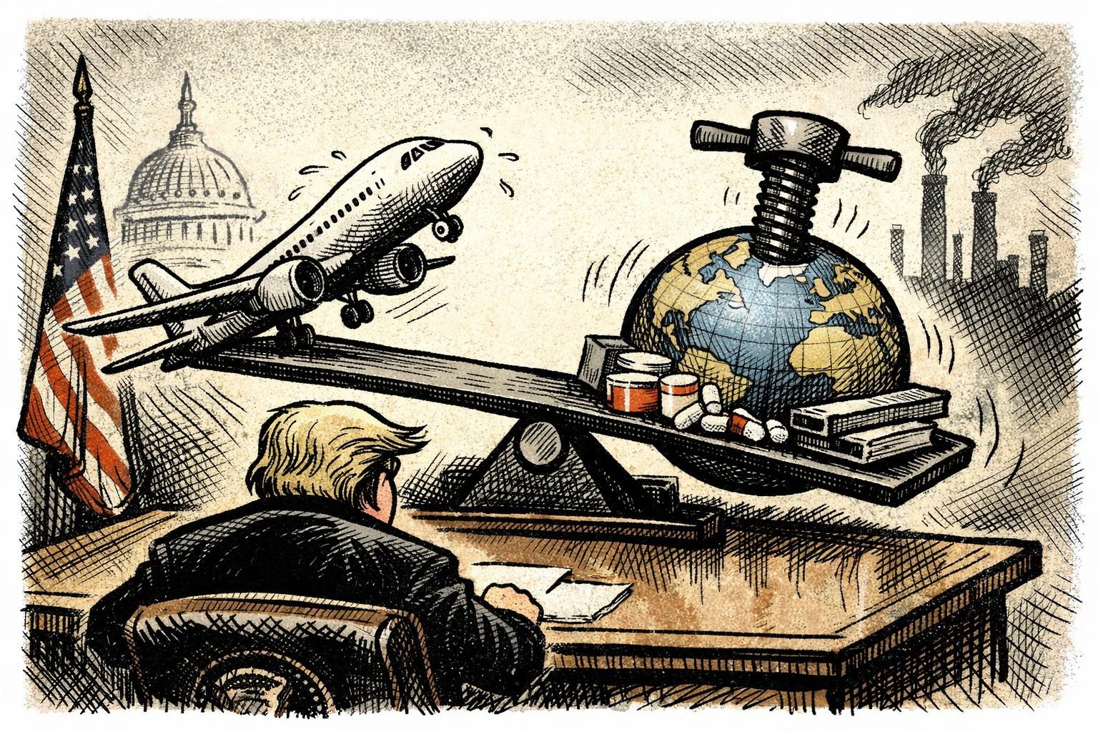 Trump opens aircraft tariff talks after metals and pharma moves