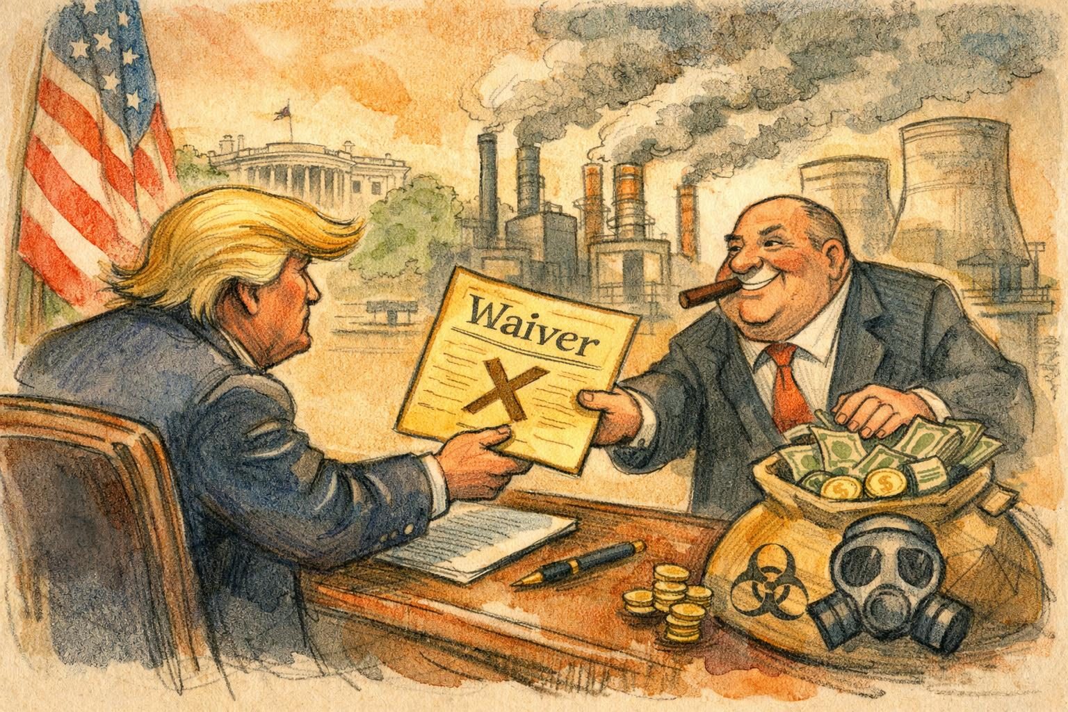 Trump exempts listed chemical facilities from some HON Rule deadlines for two years, citing national security