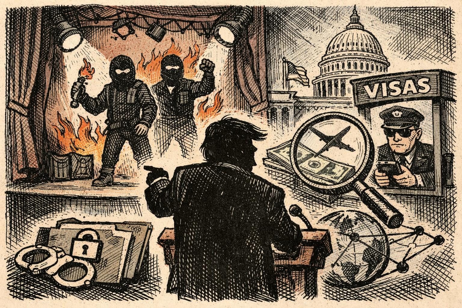Trump&rsquo;s Radical-Left Terrorism Push Comes With Real Policy Hooks, Not a Full Map