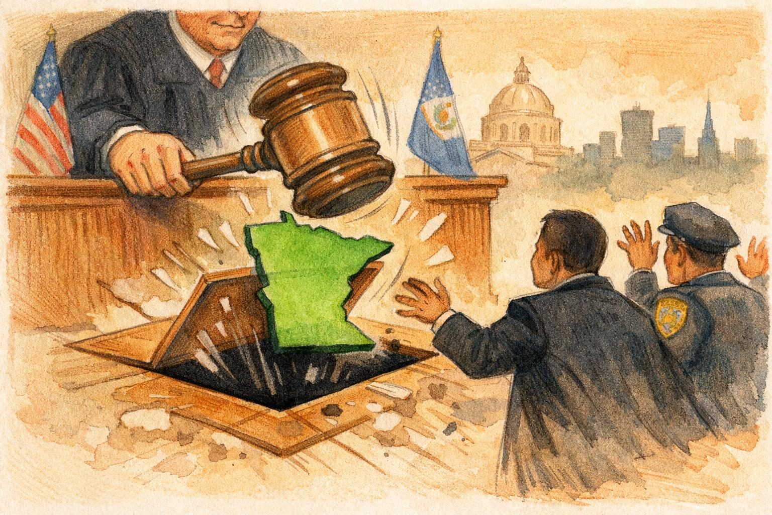 Judge tosses DOJ&rsquo;s Minnesota sanctuary-policies case on procedural grounds