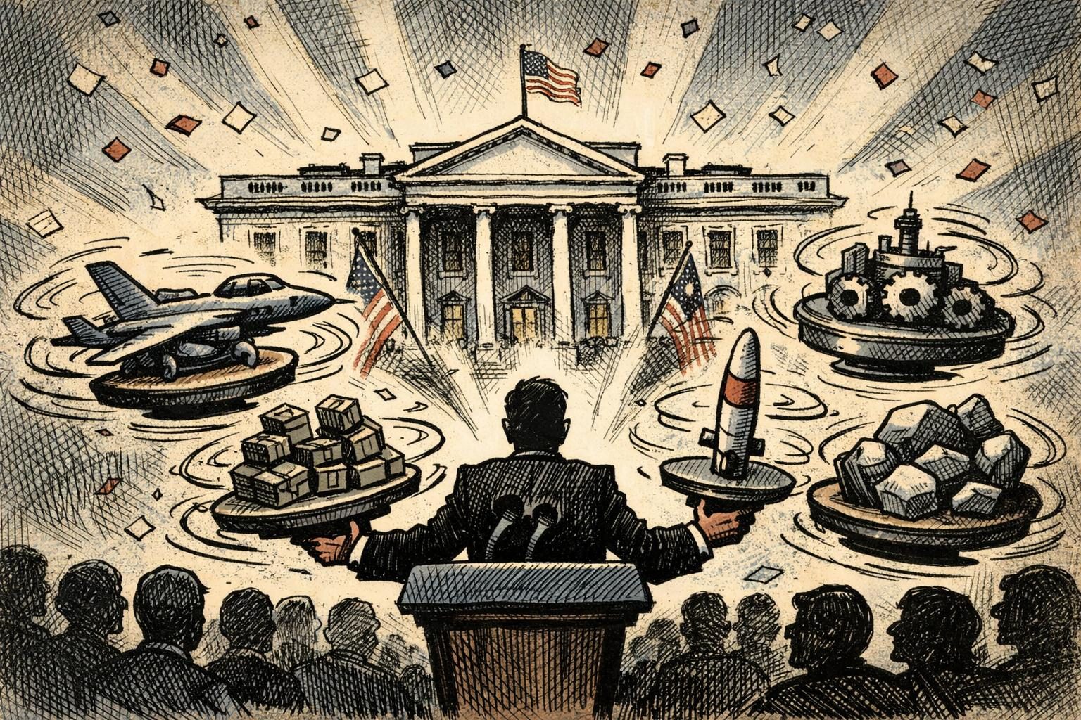 The White House keeps selling power as proof