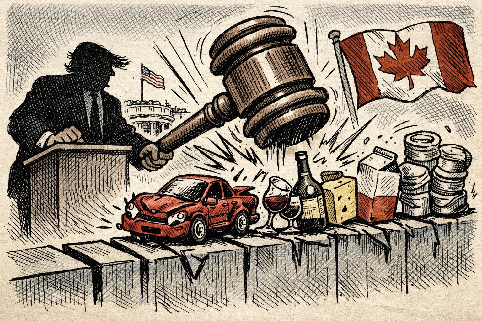 Trump signs three Canada tariff proclamations and a separate aluminum order the same day