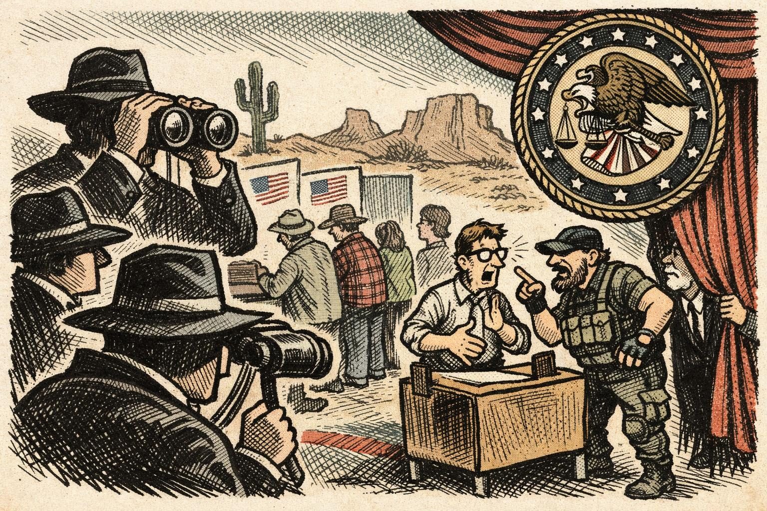 DOJ keeps putting its shoes under the voting booth