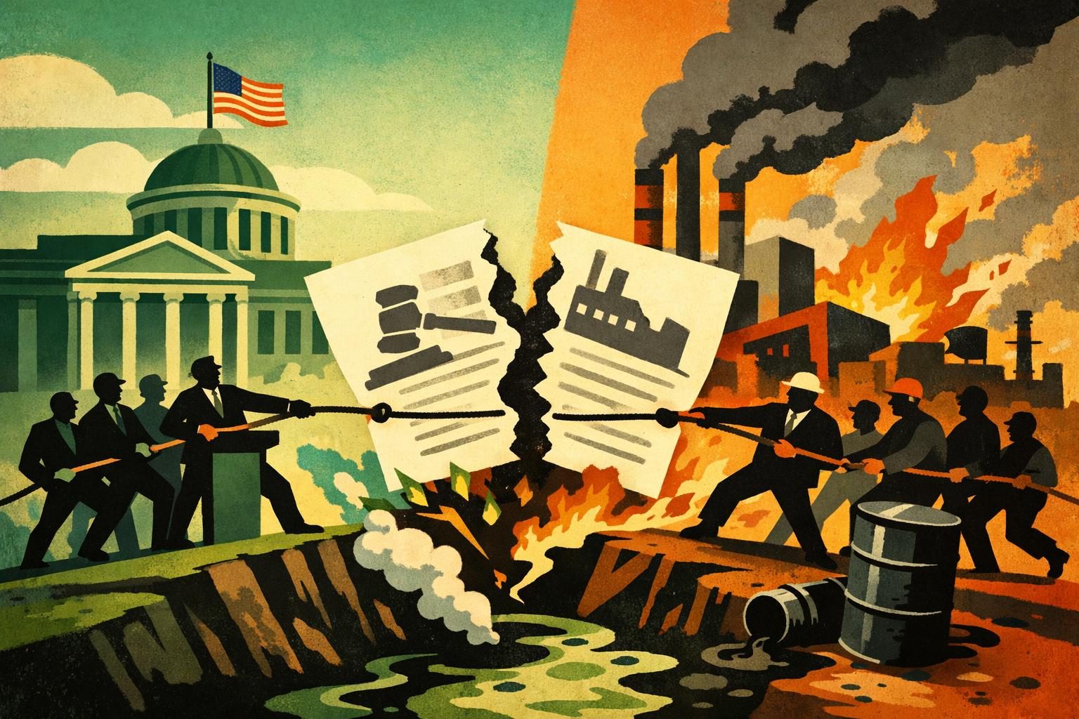 EPA&rsquo;s rollback fight keeps the climate-and-industry collision alive