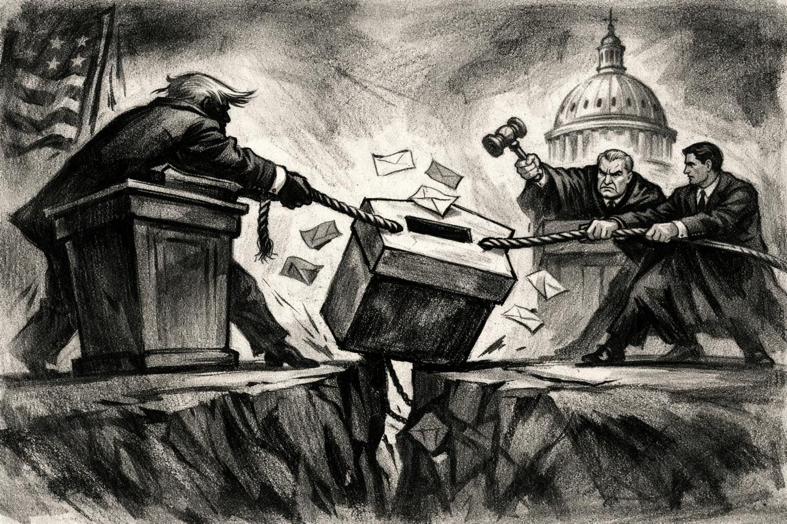 Trump&rsquo;s voting-order war keeps colliding with judges and basic federalism