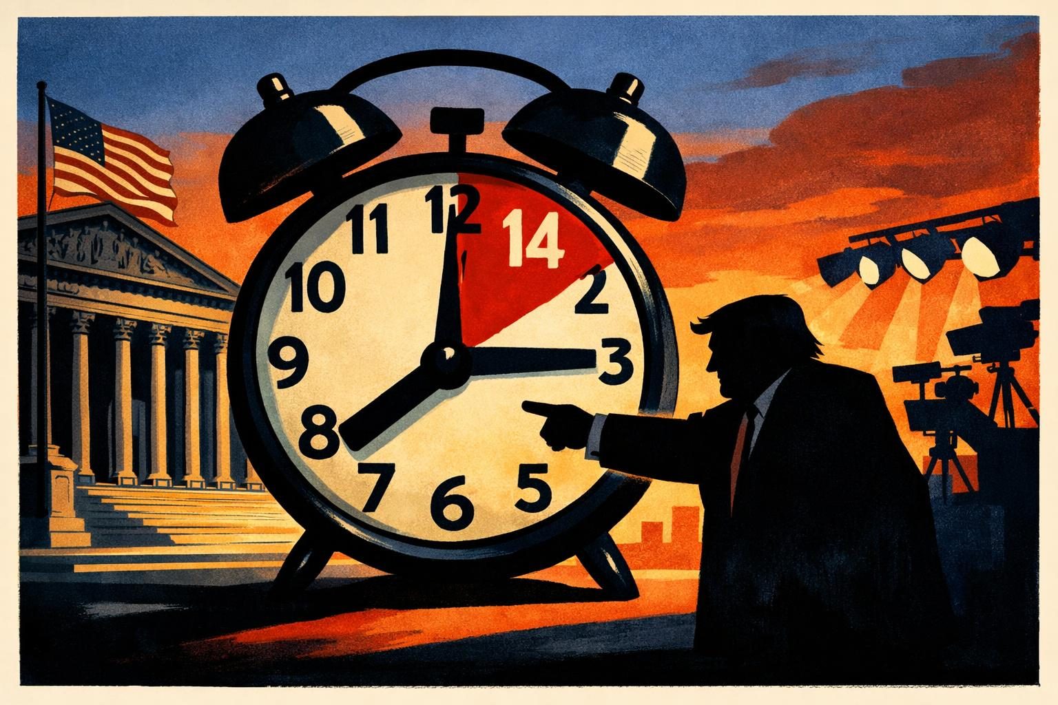 Supreme Court deadline clock on Trump&rsquo;s CNN fight hits the new August 14 date