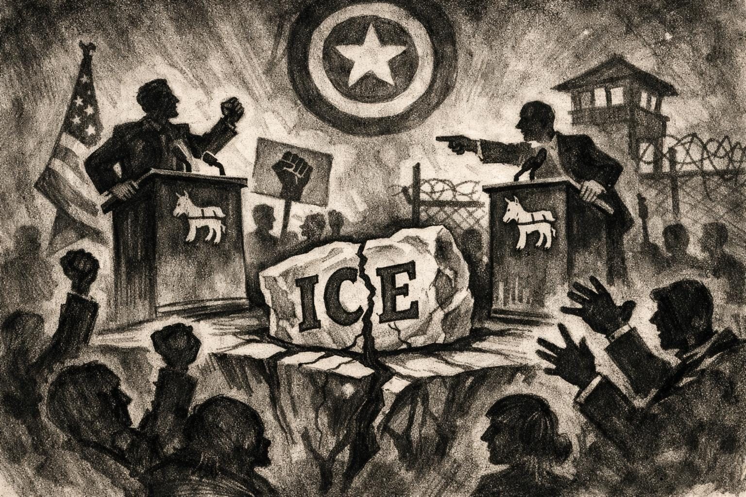 DNC vote exposes Democrats&rsquo; ICE split