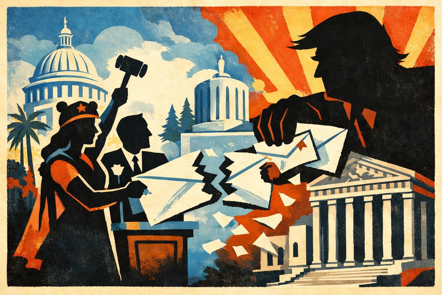 California and Oregon escalate their fight against Trump&rsquo;s election order