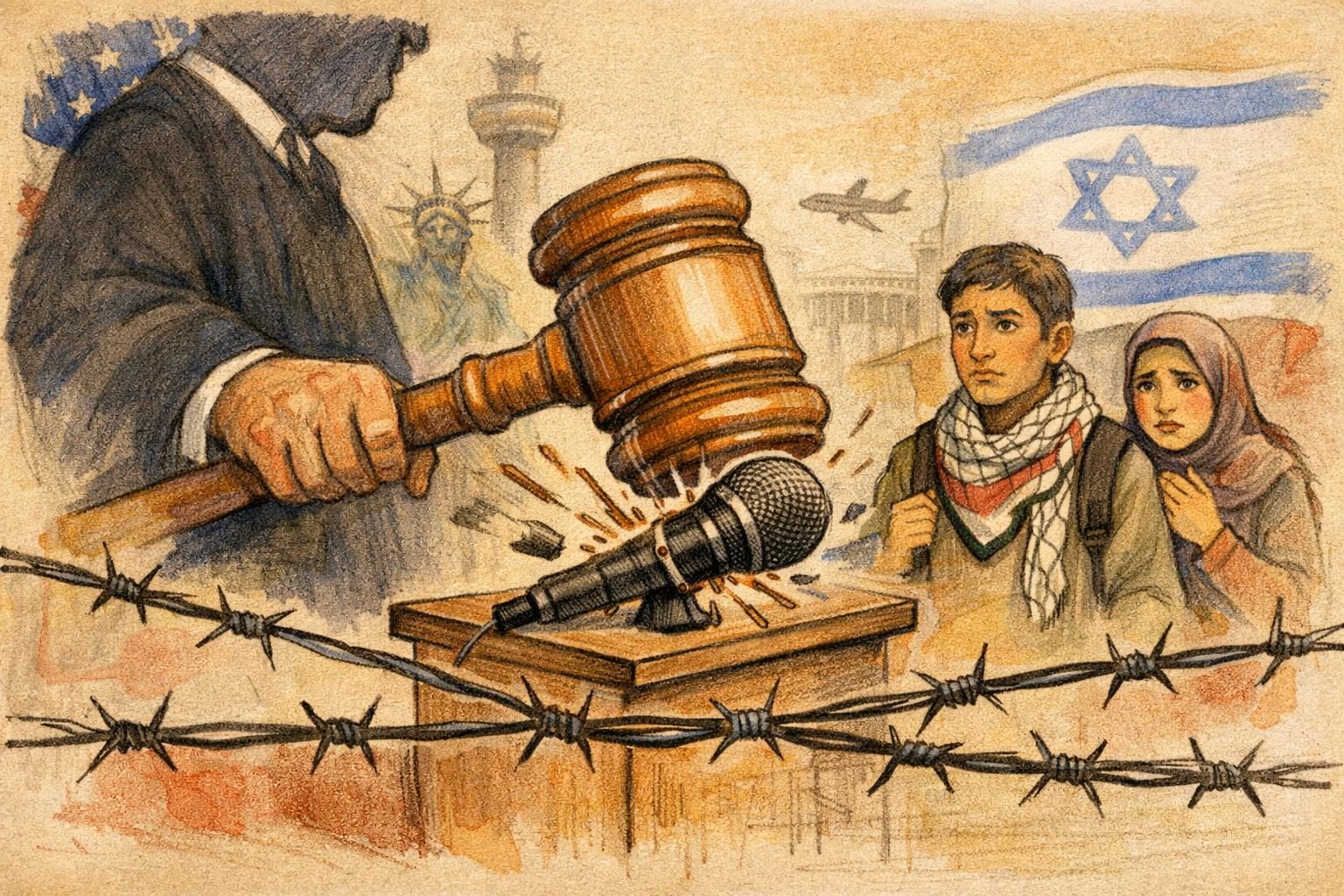 Judge says the administration&rsquo;s pro-Palestinian visa crackdown is unconstitutional