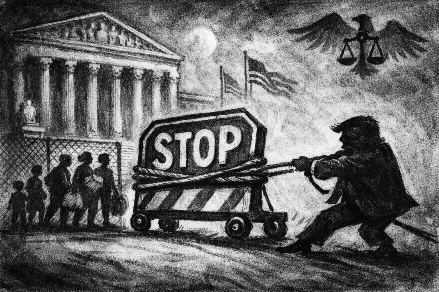 Supreme Court lets Trump keep fighting California&rsquo;s immigration injunction for now