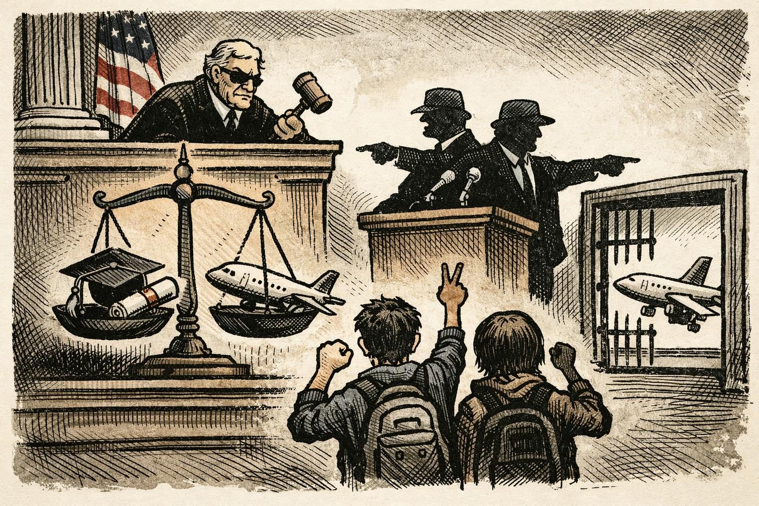 Judge says the government can&rsquo;t deport students for criticizing Israel
