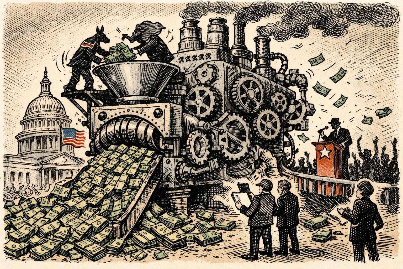FEC&rsquo;s latest update shows the election money machine grinding on