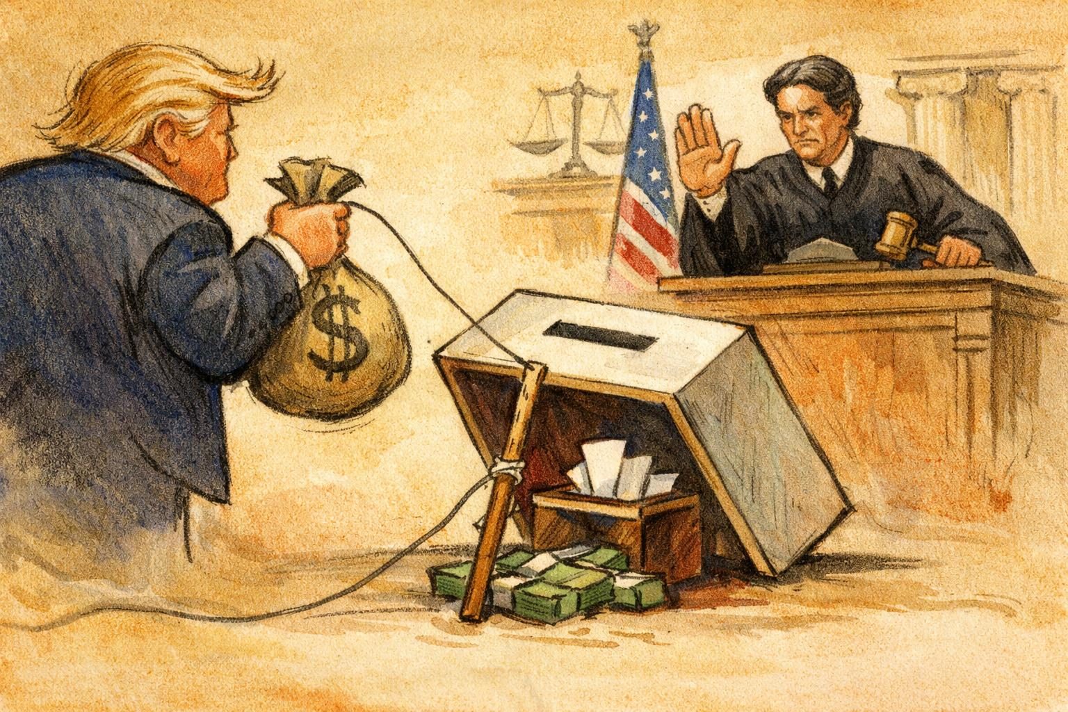 Judge blocks Trump&rsquo;s attempt to bully states on election rules with counterterrorism money