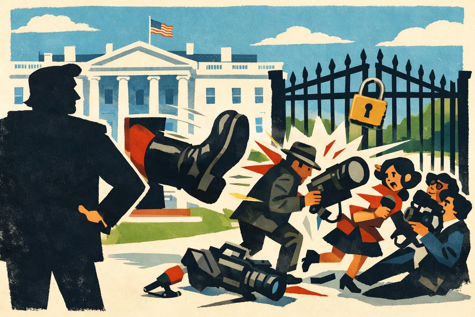 Judge keeps the White House from booting more reporters, for now