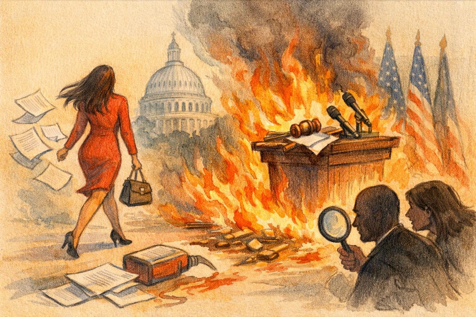 Kimberly Guilfoyle&rsquo;s resignation turns ethics mess into a live fire