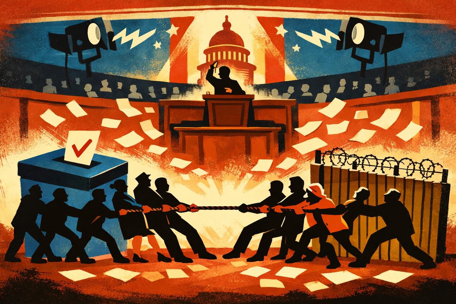 House floor business pushed election-security and immigration items toward votes