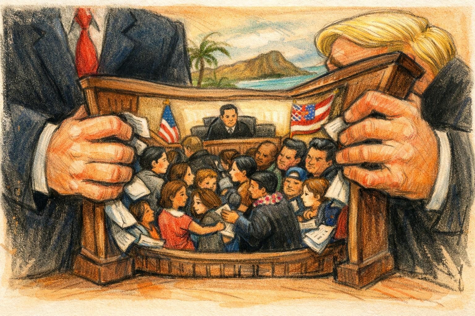 Hawai&lsquo;i delegation presses over Honolulu immigration court shift