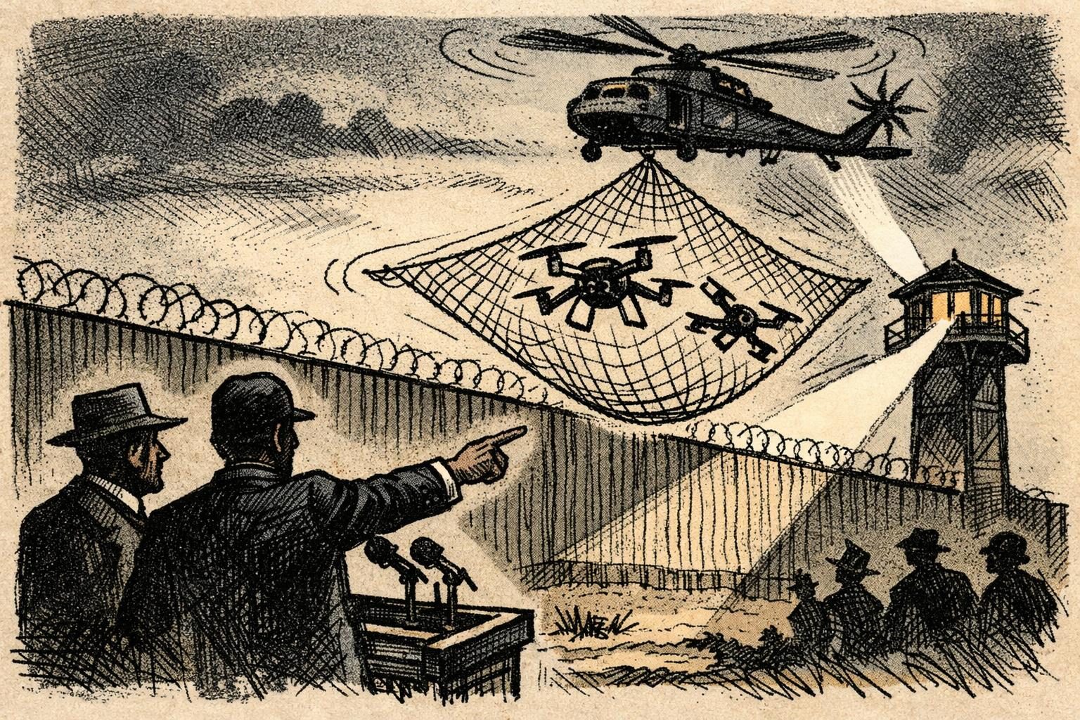 DOT, DHS, and DoW impose drone restriction over southern border airspace