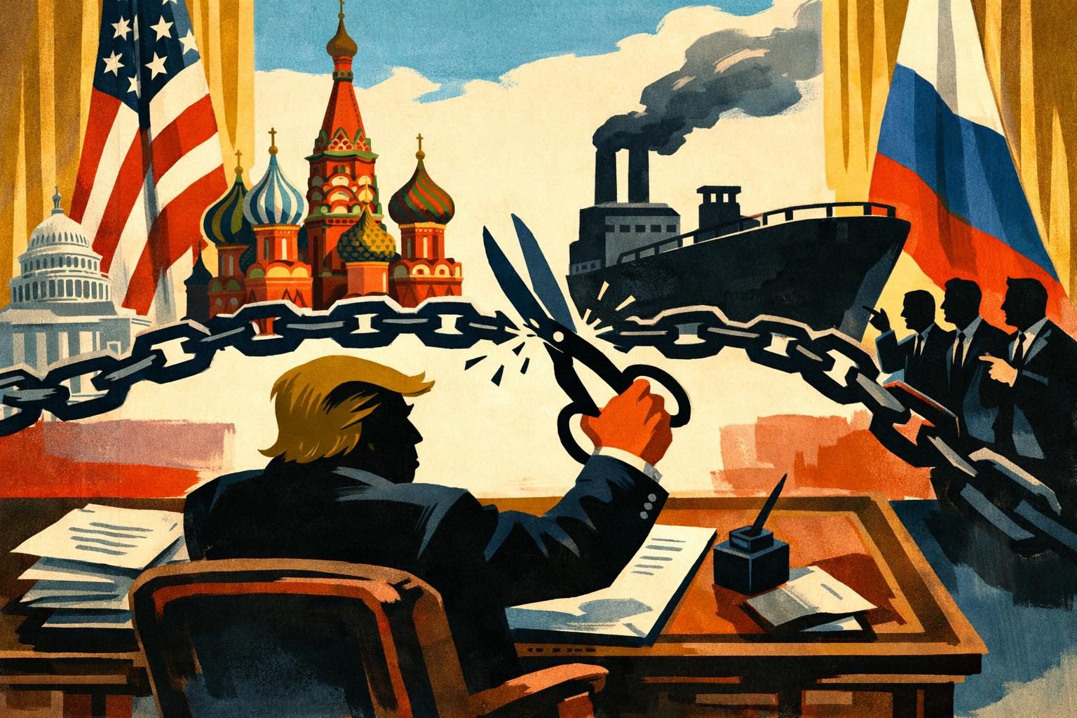 Trump waives key Russia sanctions after signing law, prompting GOP criticism