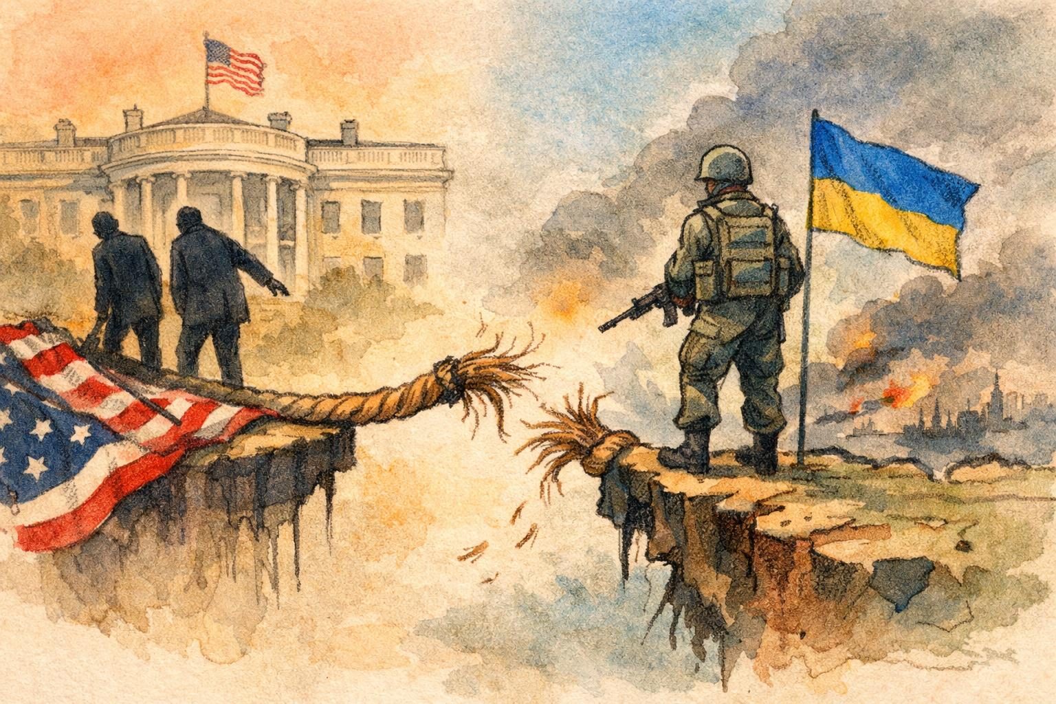 House Democrats say the White House has abandoned Ukraine
